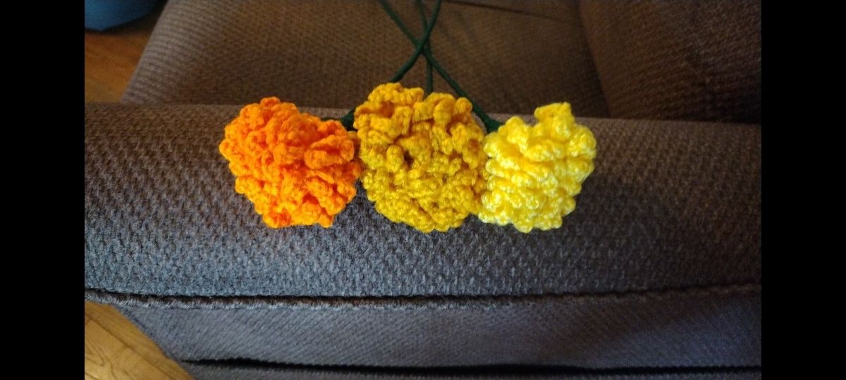 Crochet Marigolds