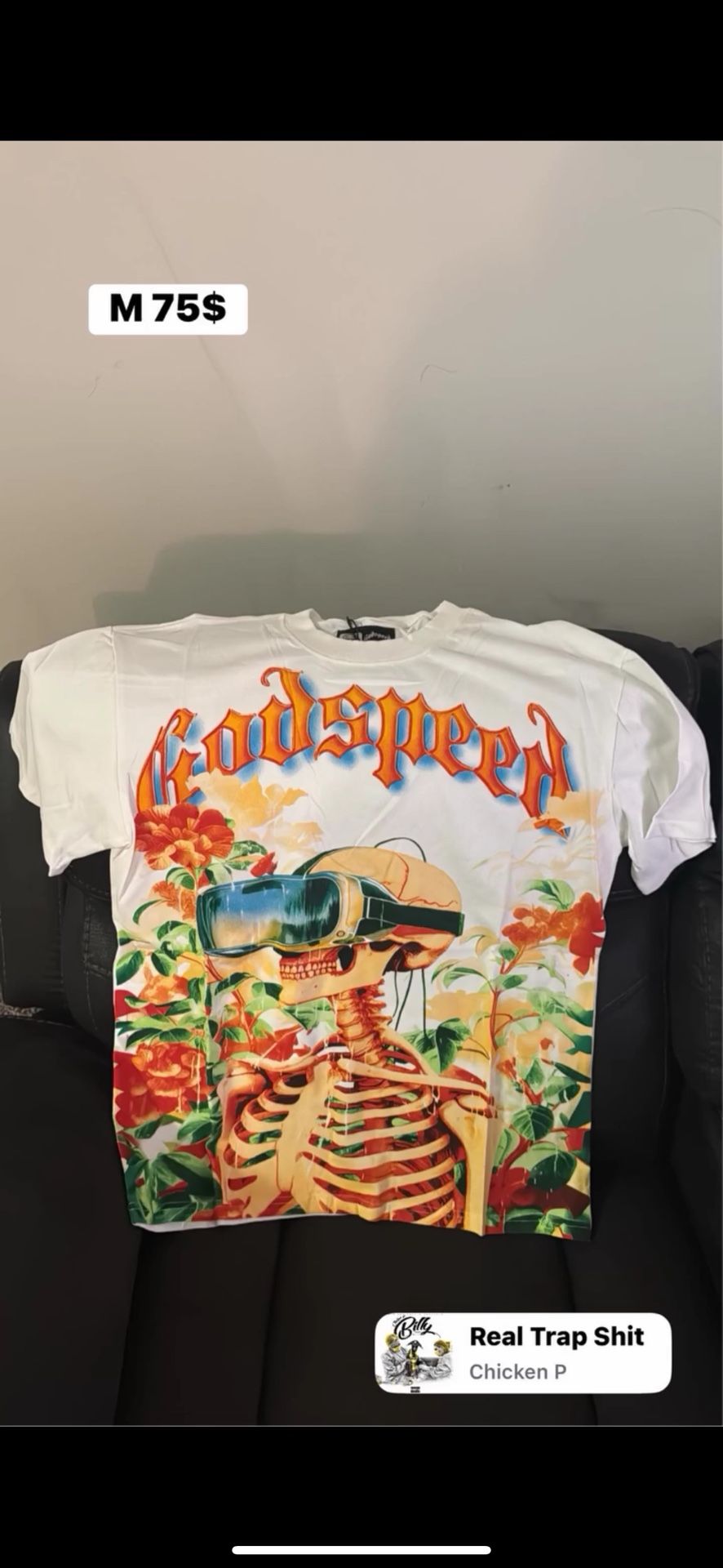 Godspeed Graphic Shirt Size Medium
