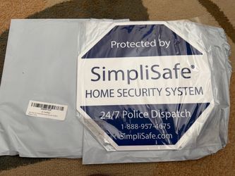SimpliSafe Home Security System Yard Sign X 2