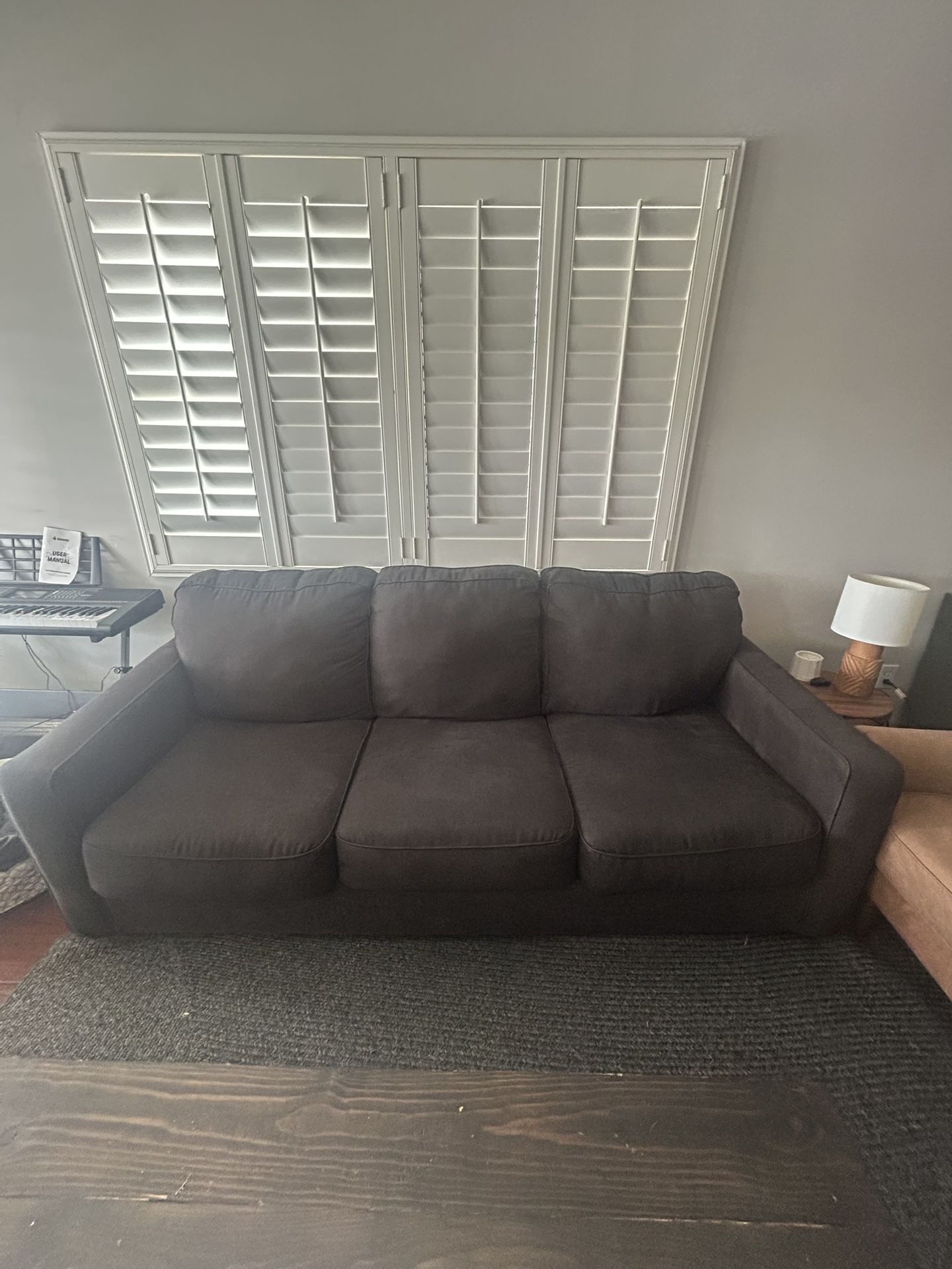Sofa Bed, Dark Grey
