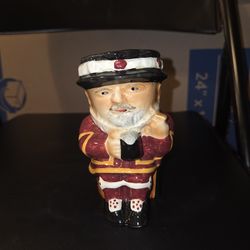 Vintage Shorter & Son Beefeater Toby Jug Mug Staffordshire England 7 inch