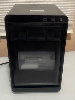 Simzlife Nugget Ice Maker Countertop, 44Lbs/24H Pebble Ice Maker Machine
