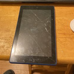 Amazon Tablet Cracked Screen As Is 