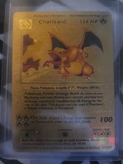 Pokemon Gold Foil  Charizards