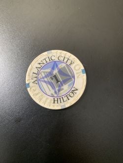 (1) 1.00 Atlantic City Hilton Chip