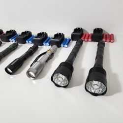 7pcs 13 Led, Castnoo Skywolfeye  Probe Shiny & L2 T6 LED 5Modes Flashlight Aluminum Focus Torch Lot

