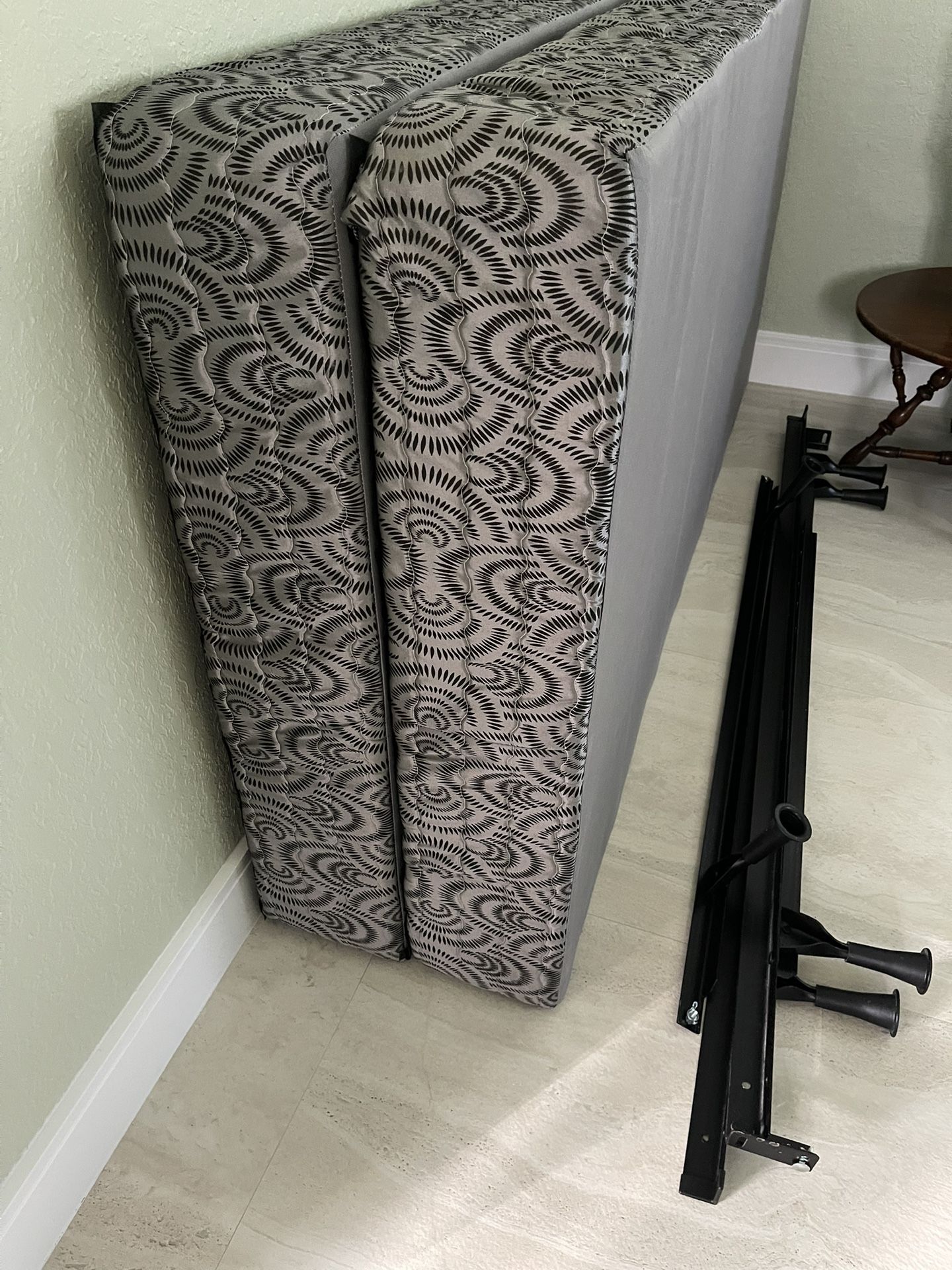 King Box spring & King Bed Frame 