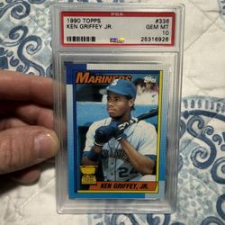 1990 Ken Griffey Jr. Rookie Card PSA 10 