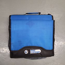 2 Medicine Binders(Blue And Purple)