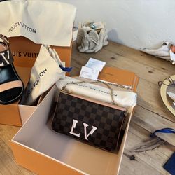 Louis Vuitton Sandals and Bag 