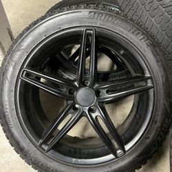 19” Drag Wheels Black 