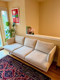 Beautiful MCM Cream 3-Seater Sofa / Couch