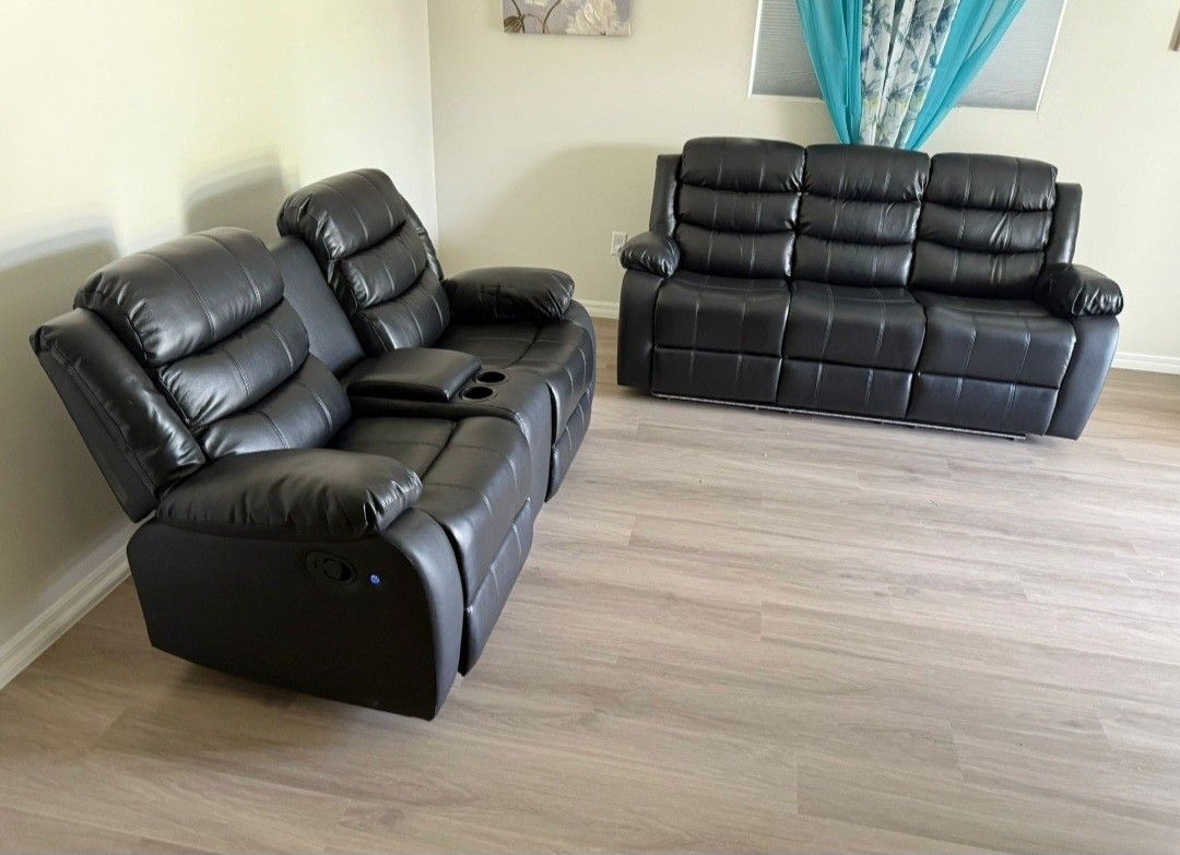 Recliner Sofa Set ⚜️ Juego de Sofas Reclinables 🚚[Fast-Delivery]💨