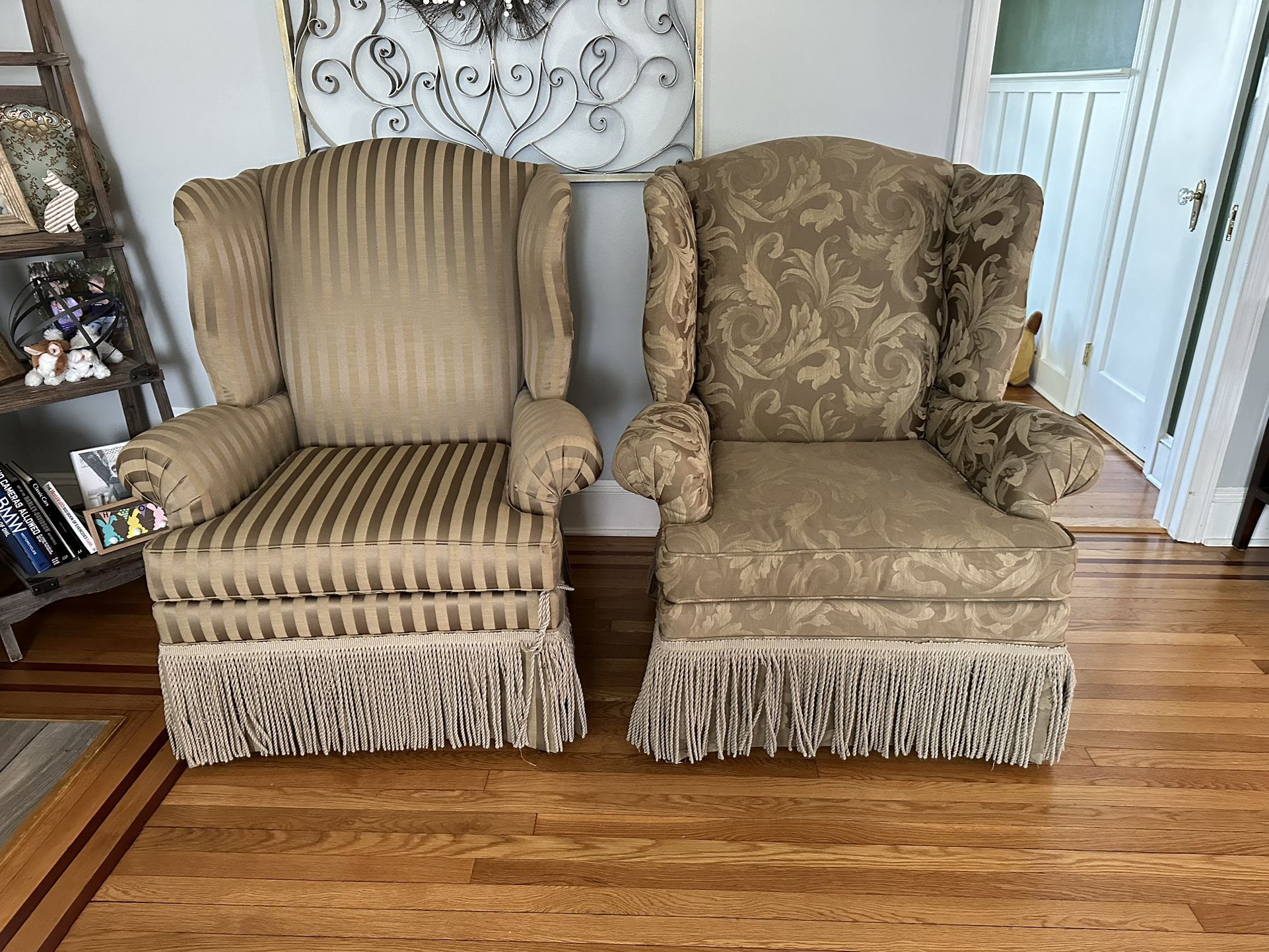 Two Beautiful Arm Chairs 