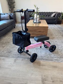 Pink knee scooter walker brand new