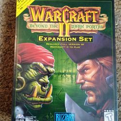 Warcraft 2 Beyond The Dark Portal Expansion Set Sealed Mint.