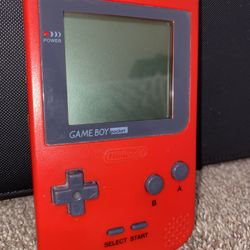 Gameboy Pocket Red