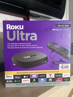 New in Box Roku Ultra HD 4K HDR