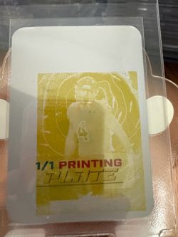 2025 Leaf 1/1 Optichrome Printing Plate Cam Skattebo card #TB-6 NY Giants
