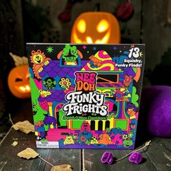 NeeDoh Funky Frights Squish-O-Ween Countdown Halloween Advent Calendar 13 Pack