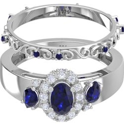 Size 9 Sterling Silver Set (Stamped .925