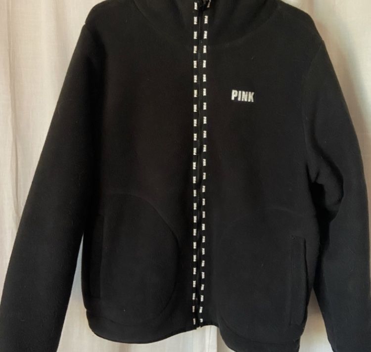 Ladies Medium Reversible Jacket By Victoria Secret Pink. Read Below. Clearance