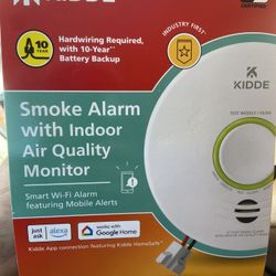 Smart Kidde Smoke & Air Quality Alarm – Wi-Fi Enabled!
