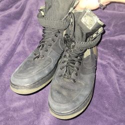 Nike Air Force 1 SF AF1 QS Special Field Boots Black Olive