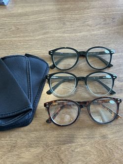 +1.25 Reading Glasses 3 Pack