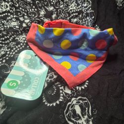 Polka Dot Bandana Dog Collar
