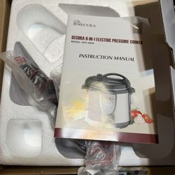 New with box secures electric pressure cooker