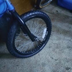 Blue Haro BMX bike. 20"".      $75