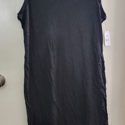 Time and Tru Classic Black KNIT DRESS