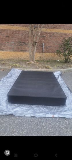 BLACK NINE INCHES FULL SIZE BOX SPRING