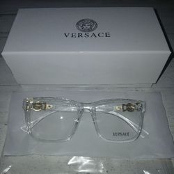 Versace Glasses Clear On Clear