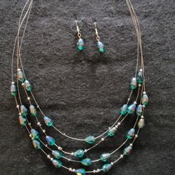 Jewelry Set - Holographic Appearance Beads