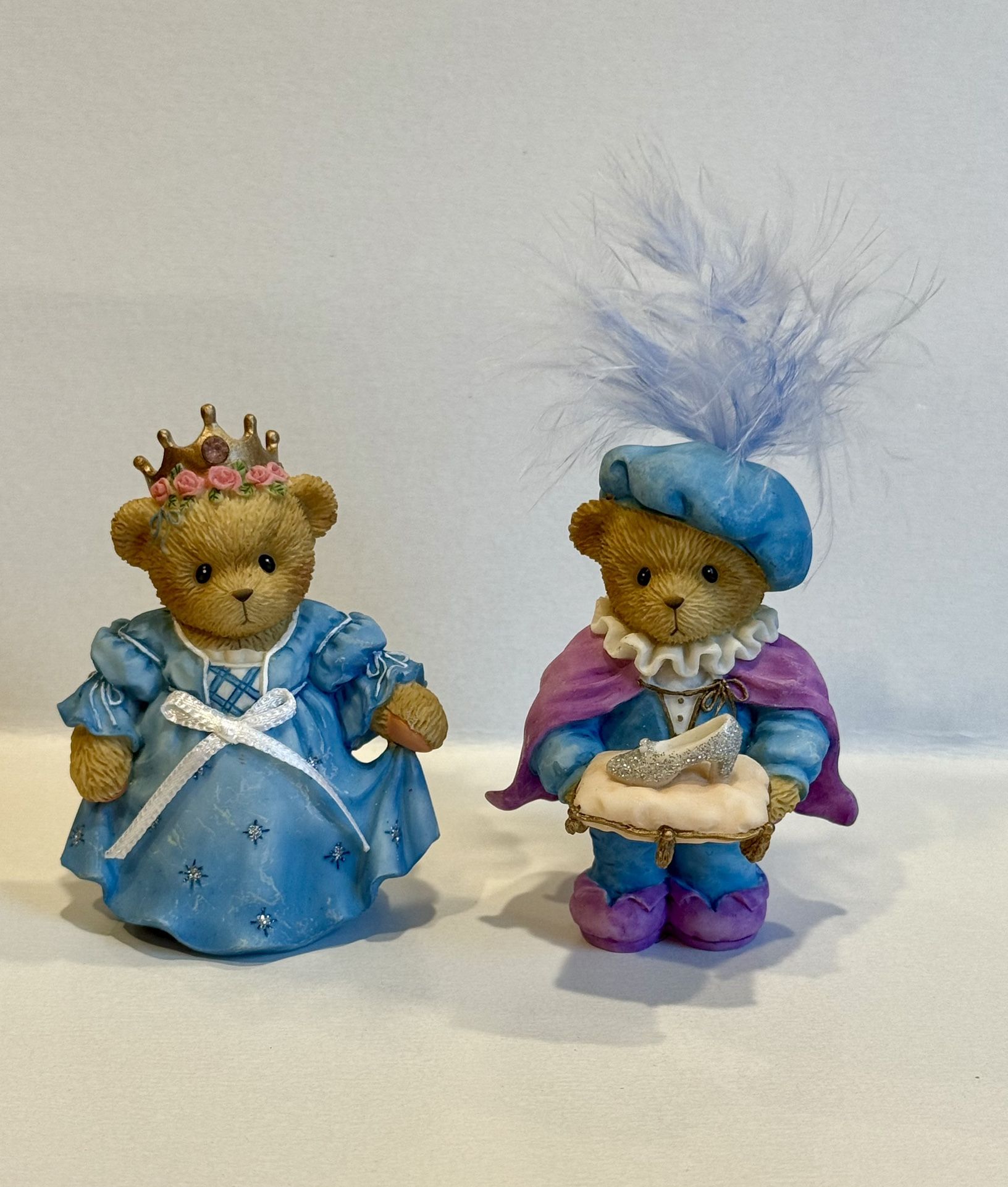 RARE CHERISHED TEDDIES CINDERELLA & PRINCE CHARMING FIGURINE #(contact info removed)