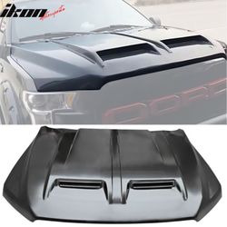 Fits 2015-2020 Ford F-150 Hood Cover Raptor Style Front Engine Bonnet Scoop Panel