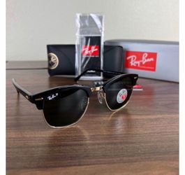 POLARIZED New Ray Ban Classic Clubmaster RB3016 Size 51 Original