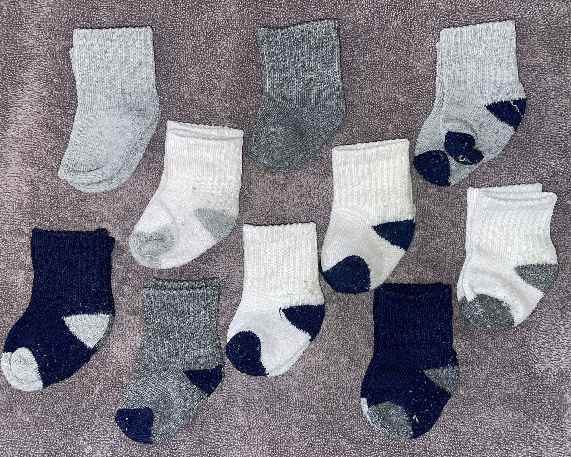10 Pack Baby Socks 