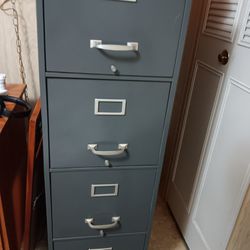 File Cabinet  Metal Deep 4 drawers