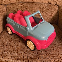 Barbie Doll SUV Jeep Convertible American Plastic Toys Heavier plastic 