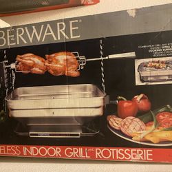Farberware Indoor Smokeless Rotisserie Grill
