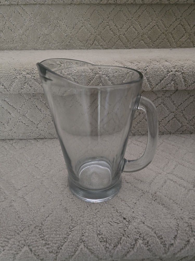 Clear Glass Pitcher