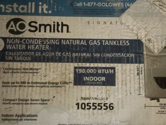 Tankless Water Heater Gas