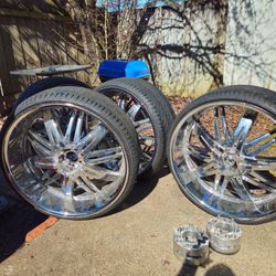 26” Rim 5lug GOOD TIRES