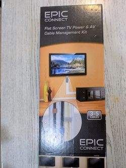 Epic Connect TV Power & AV Cable Management Kit