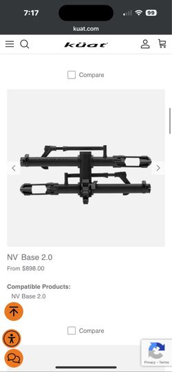 Kuat NV Base 2.0 Bicycle Rack
