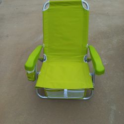 Folding Chair "SunnyFeel" Outdoor Chair Camping Beach with Cooler Bag