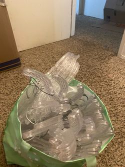 Crystal hangers set of 50